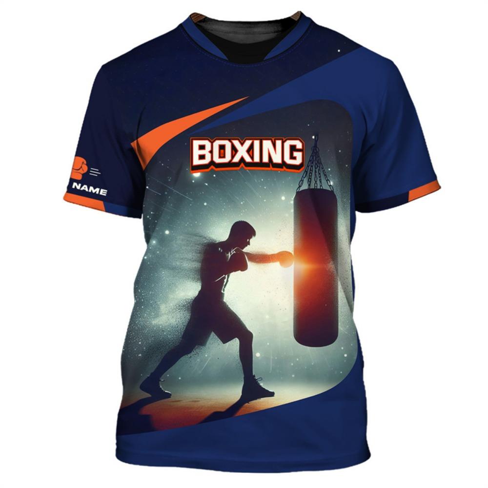 

Бокс Фітнес Спорт Мма Футболка Чоловічий Одяг Кастомізувати 3D Друк Круглий Виріз Футболки Муай Тай Повсякденна Вулична Мода Футболка Топ 2025 2XL