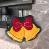 Cute Cartoon Christmas Hanging Hand Towels Super Absorbent Soft Coral Fleece Perfect For Kitchen Bathroom Holiday Home Decor