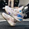 Men's Basketball Shoes Cushioned Breathable Sneakers Train Athletes Gym Sport Shoe Lace Up Casual Footwear Lightweight Sneakers