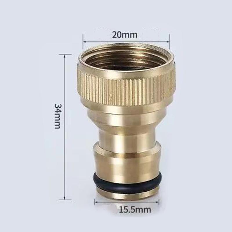 20mm Faucet Adapter Water Outlet Tools Snap-On Type Washing Machine Interface 4/6 Point Universal Water Inlet Pipe Accessories