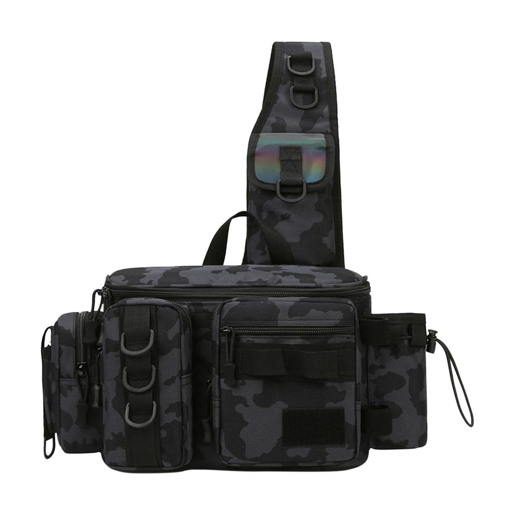 Fishing Tackle Bag Rod Holder Multifunctional Fishing Bag for Men Women