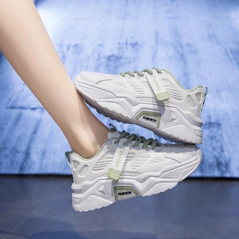 Shoes Women's Fashion Trend Spring New Breathable Sports Shoes Women's Platform Student Running Women's Shoes