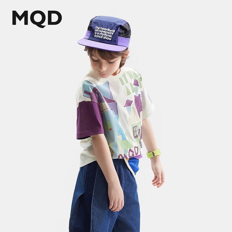 MQD Boys  Full-Print Short-Sleeve Cool-Feel T-Shirt 110