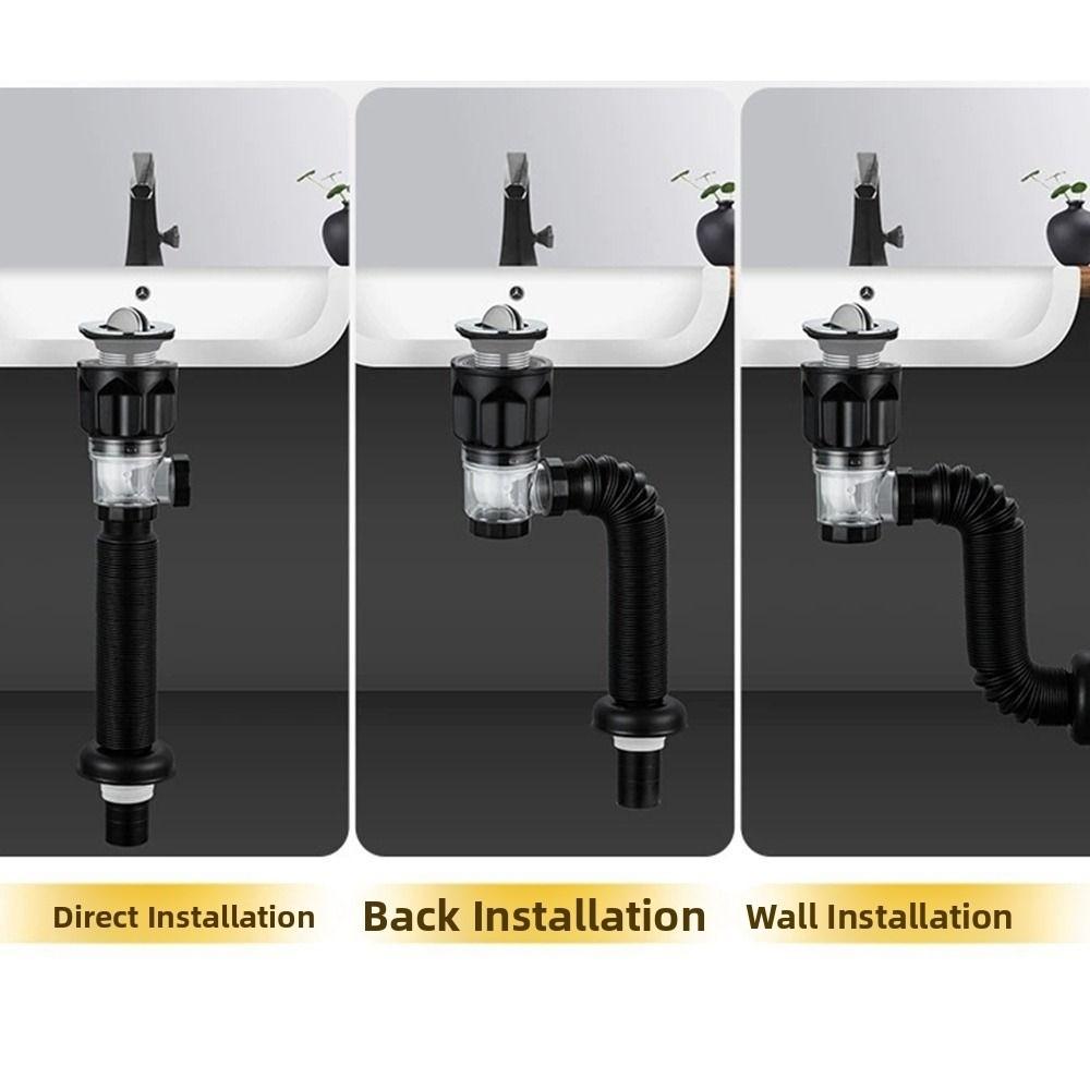 Dual-use Hand Basin Drain Stopper Anti-odor Basin Drain Hose and Accessories Gifts Basin Drain