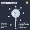0-1" Dial Indicator Imperial Dial Bore Gauge Indicator Hour Type Micrometer Gauges For Measurement Tools Comparator Watch Metric
