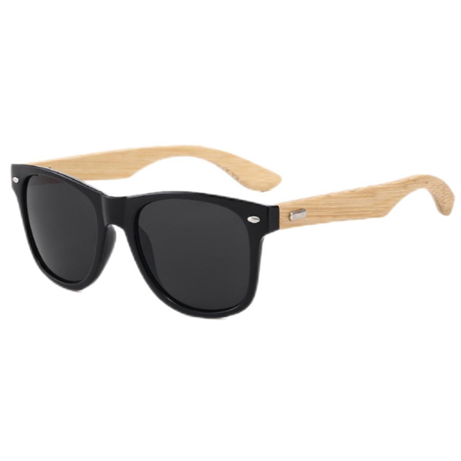 Fashion Bamboo Wood Vintage Square Sunglasses Men Women Luxury Brand Designer Sun Glasses Wooden Driving UV400 Eyewear