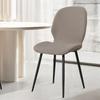1/2/4/6pcs Elastic Curved Back Chair Cover Nordic Dining Special-Shaped Chair Covers Simple Backrest Stool Cover for Living Room