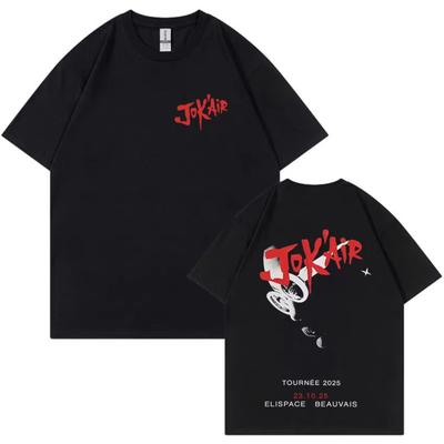 Rapper Jok'air Melvin De Paris Grafik Harajuku T-Shirt Herren Damen Ästhetik Hip Hop Musik Kurzarm T-Shirt Lässige T-Shirts