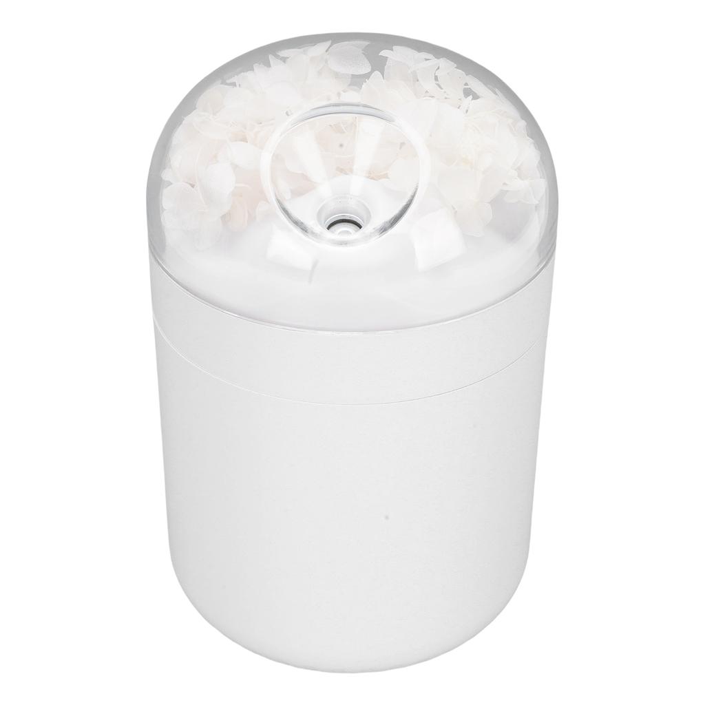 Eternal Flower Humidifier 2W 500ML Water   USB Powered Desktop Humidifier with 7 Color Light for Bedroom  