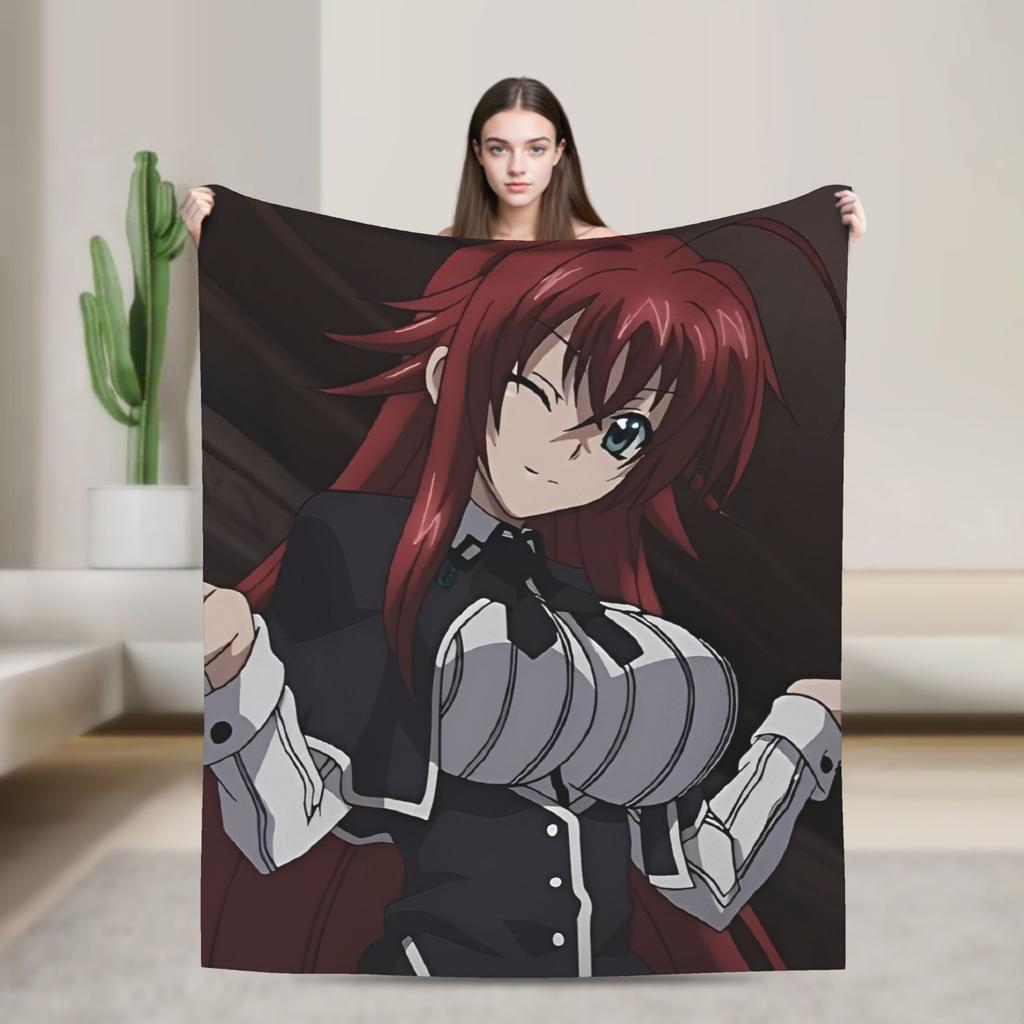 High School DxD Anime Blanket Quality Warm  Bedding Throws Autumn Travel Office Couch Chair Pattern Bedspread