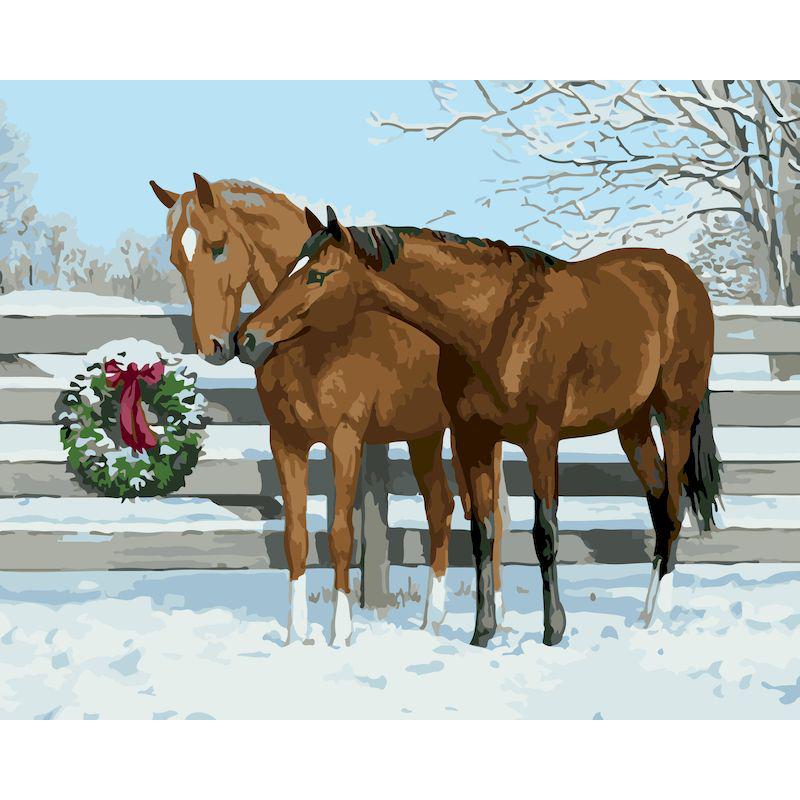 Frameless Digital Oil Painting for Entrance Hall - 40x50 Pigment Kit.
