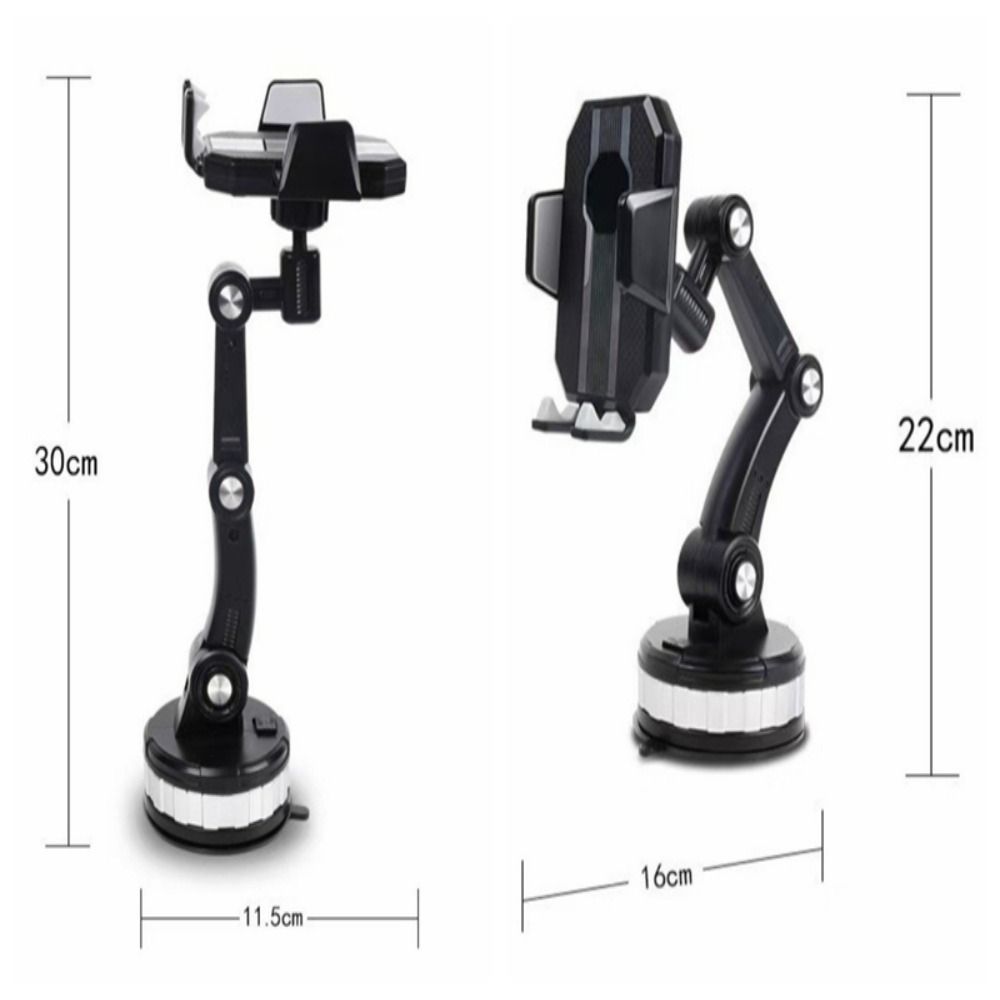 Retractable Car Phone Mount 360° Rotating Windshield Mount Car Phone Stand Engineering Vehicles