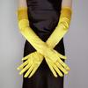 Neue Damen Elegante Lange Satinhandschuhe 55CM Elastisch Foto Partyhandschuhe Vintage Süßigkeitenfarbe Brautkleid Fäustlinge Damen