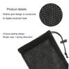 Headphone Phone Nylon Mesh Storage Pouch Bag For Smart Phones/iPad/Power Bank/Camera Accessories