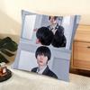 Cushion Cover Silky Short Plush Home Sofa Cushion Cover - Invisible Zipper Home Decoration My Beautiful Man TV