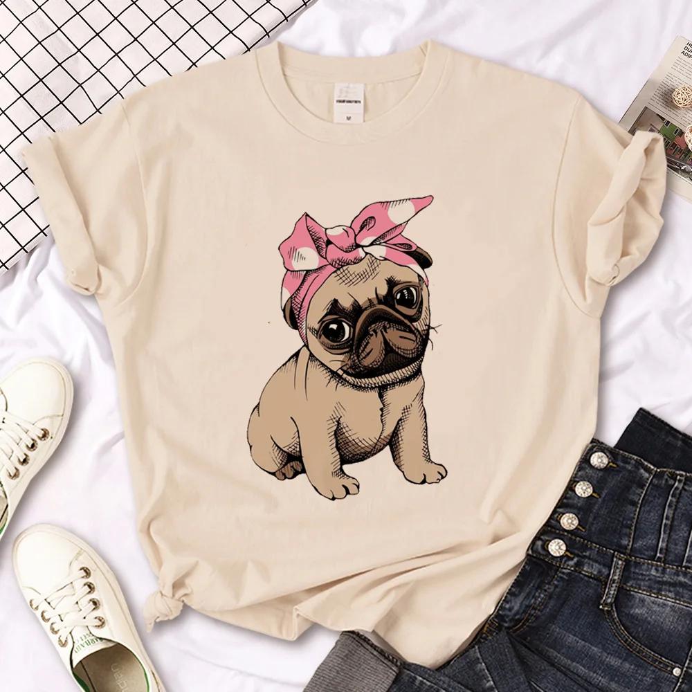 ZX Tee Pug tshirt women anime t-shirts female Japanese clothes  women clothes t shirt women kawaii clothes