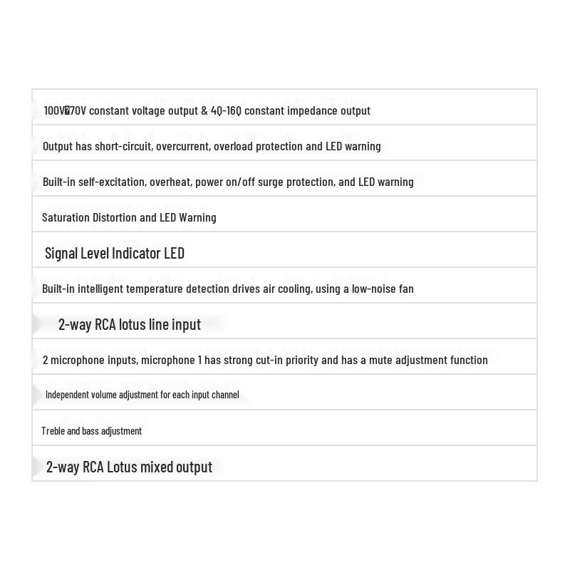 WeiShu Public Address Power Amplifier (CN Version)