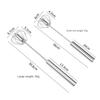 1 piece stainless steel manual eggbeater Press cream blender semi-automatic rotary eggbeater kitchen baking tools