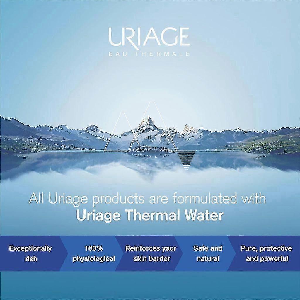 Uriage Power3 Roll-On Deodorant, 50ml, Gentle Daily Formula for Effective Odour Protection