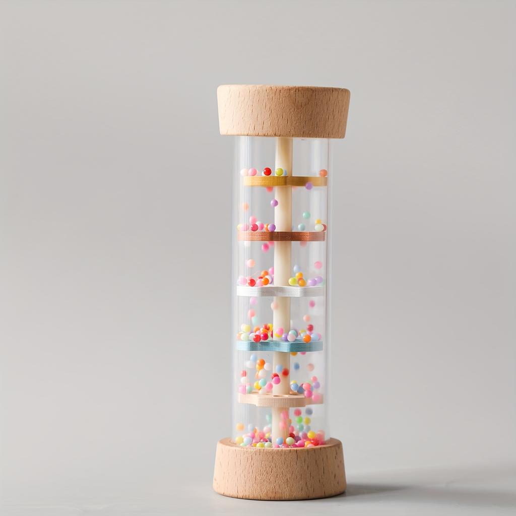 Timer Rain Sound Tube Youngsters's Fun Rain Sound Simulator Music Enlightenment Musical Instrument Rattle Toy