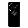 Nothing Phone 2A Luminous Hole TPU Soft Black Case with Simple Line Design