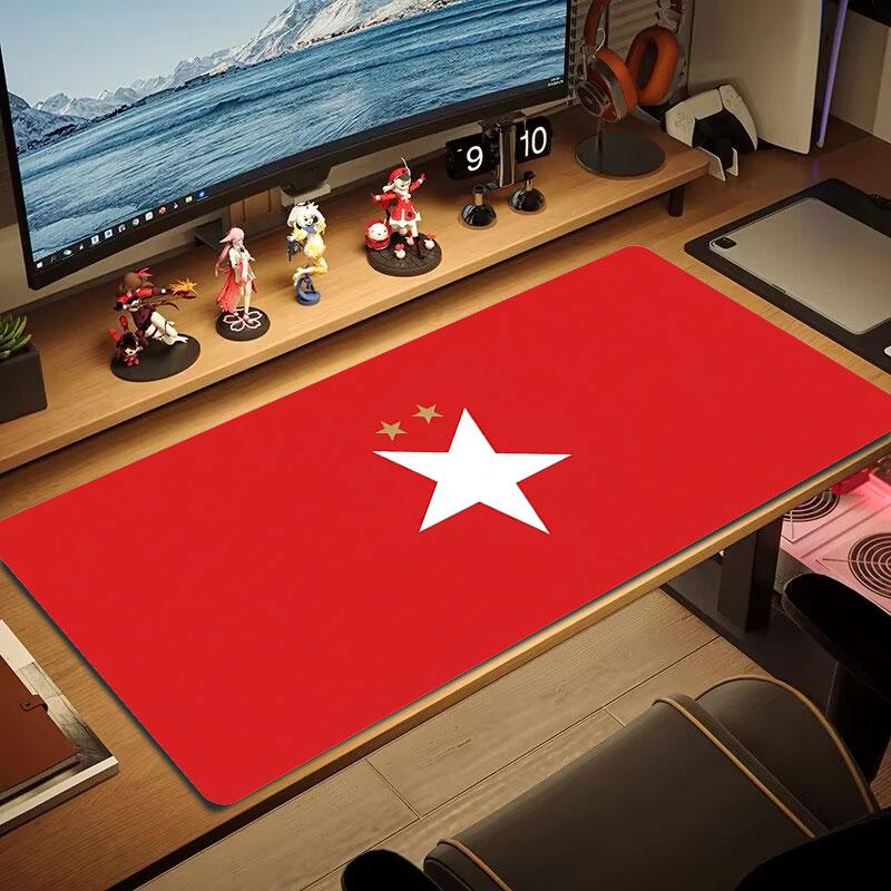 Fotbalový podložka pod myš Slavia Praha Velká Velký podložka na herní stůl Protiskluzová Podložka pod notebook Tablet Velká podložka pod myš XXL Podložka Mini PC Podložka na hraní S uzamykatelným okrajem