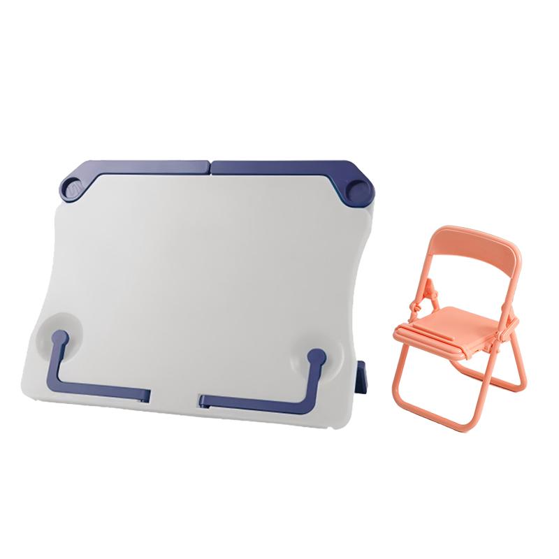 Portable Desk Mobile Phone Tablet Folding Holder, Mulit Function Stand for Phone Pad, Universal Book Reading Music Score Stand