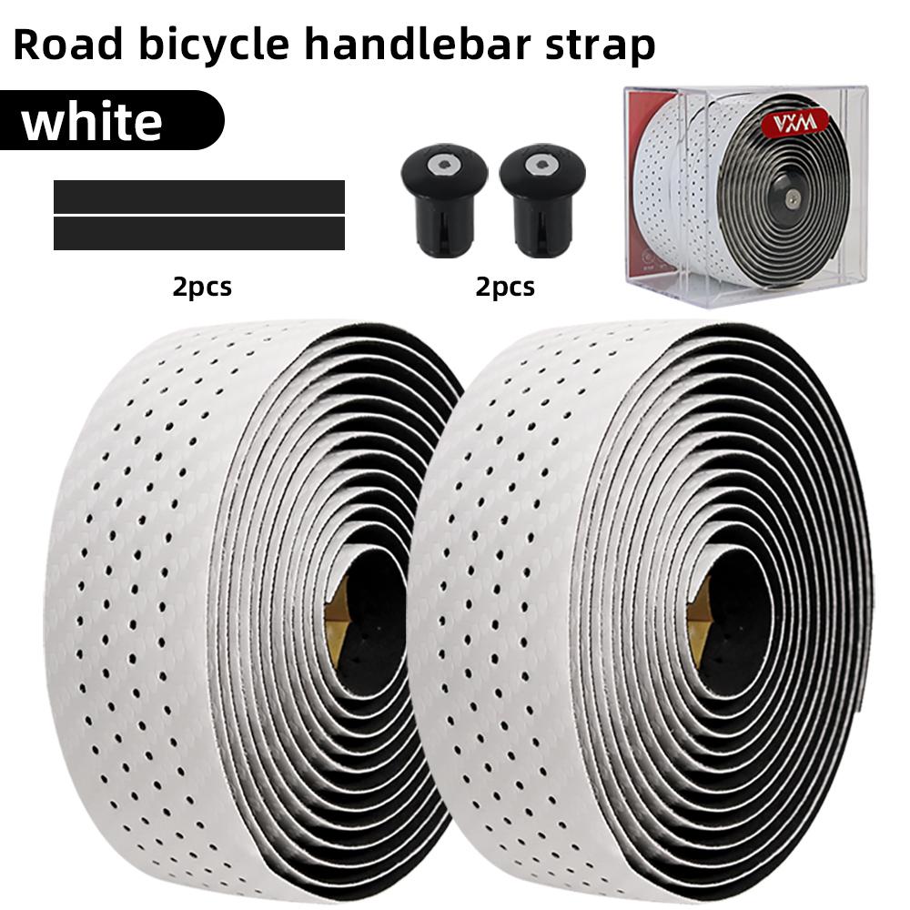 Road Bike Handlebar Tape Bar Tapes EVA/PU Soft Anti-Vibration Wrap Tape Durable Bar Bartape Anti-slip Carbon Fiber Pattern