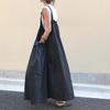 Japanese Cute Summer Overall Skirt Suit with Large Pockets - Knee-Length, Age-Reducing Style