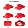 Adult Mao Qing Sun Protection Duckbill Cap - Topless Baseball Hat with Printed Logo for Travel