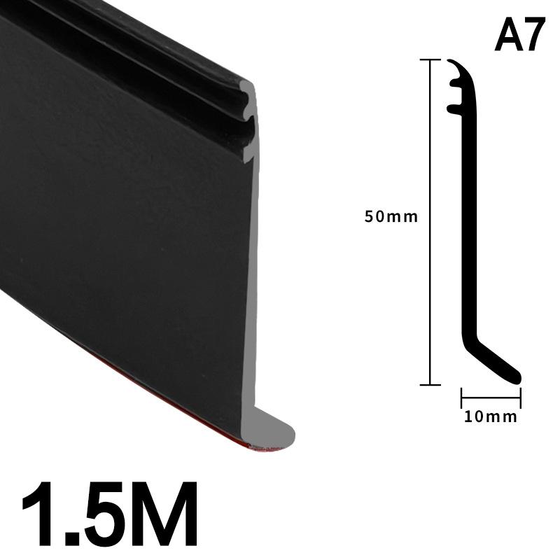 TPE Window Water Blocking Bar Balcony Self Adhesive Waterproof Sealing Strip Home Window Edge Water Deflector Flashing Board