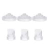 Breast Pump Replacement Parts: M5 Duckbill Valve, Silicone Diaphragm, 24mm Double Layer Flange