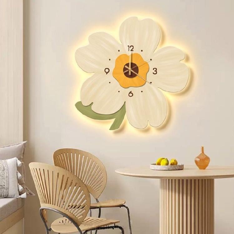 Unique Pattern Wall Clock Battery Operated Wall Clock Accurate Sweepings Movement Wall Clock Precise Time Display
