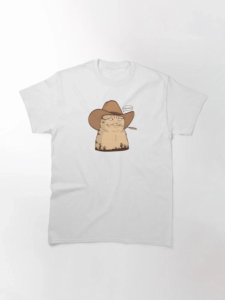 Western Cat Illustration By The PizzaCat Classic TShirt S