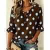 Fresh Literary Style Women's Minimalist Half Sleeve Shirt, Loose Comfortable Breathable Texture Casual Top