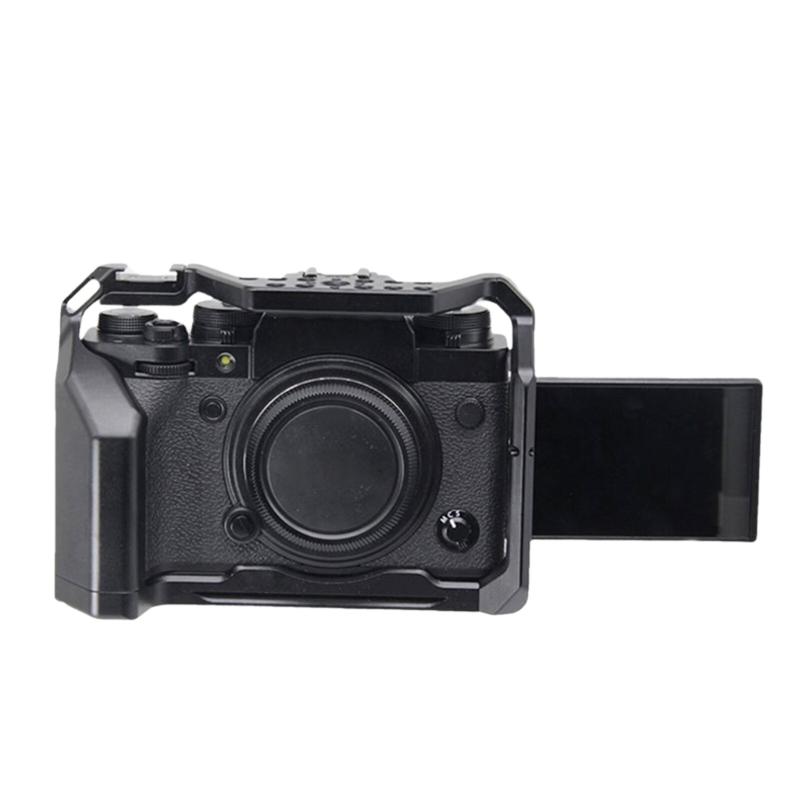 Stable Camera Protections Cage for X T4 Aluminum Alloy Construction Includes Rubber Pad Threaded Screws for Firm Hold