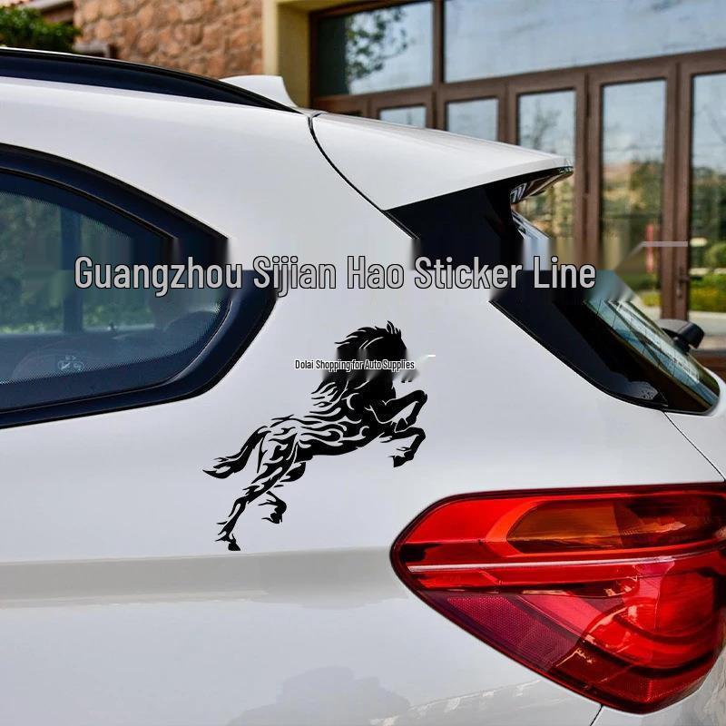 Reflective Galloping Horse Stickers for Cars, Motorcycles & Electric Vehicles