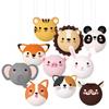 3Pcs Foldable 3D Animal Paper Lantern DIY Hanging Lantern Ball Children Festival Lantern  Party