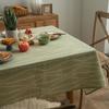 Tablecloth Orange Flower Print Pastoral Cotton and Linen Tablecloth Table Cloth Wholesale Household Cover Towel