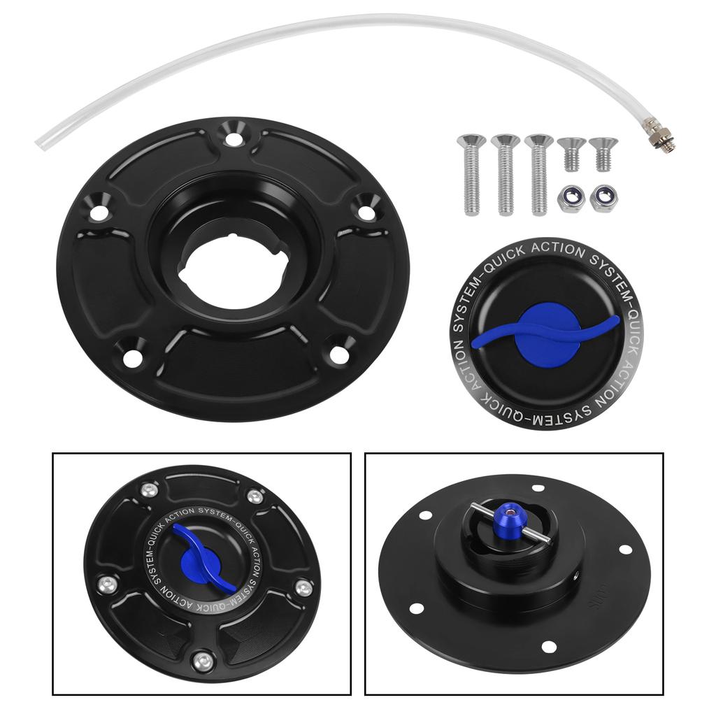 Do Suzuki HAYABUSA GSXR 600 750 1000 K1-K8 SV650/X SV 1000/S Bezkluczykowy szybkozłącze motocyklowe zbiornik paliwa pokrywa zbiornika paliwa