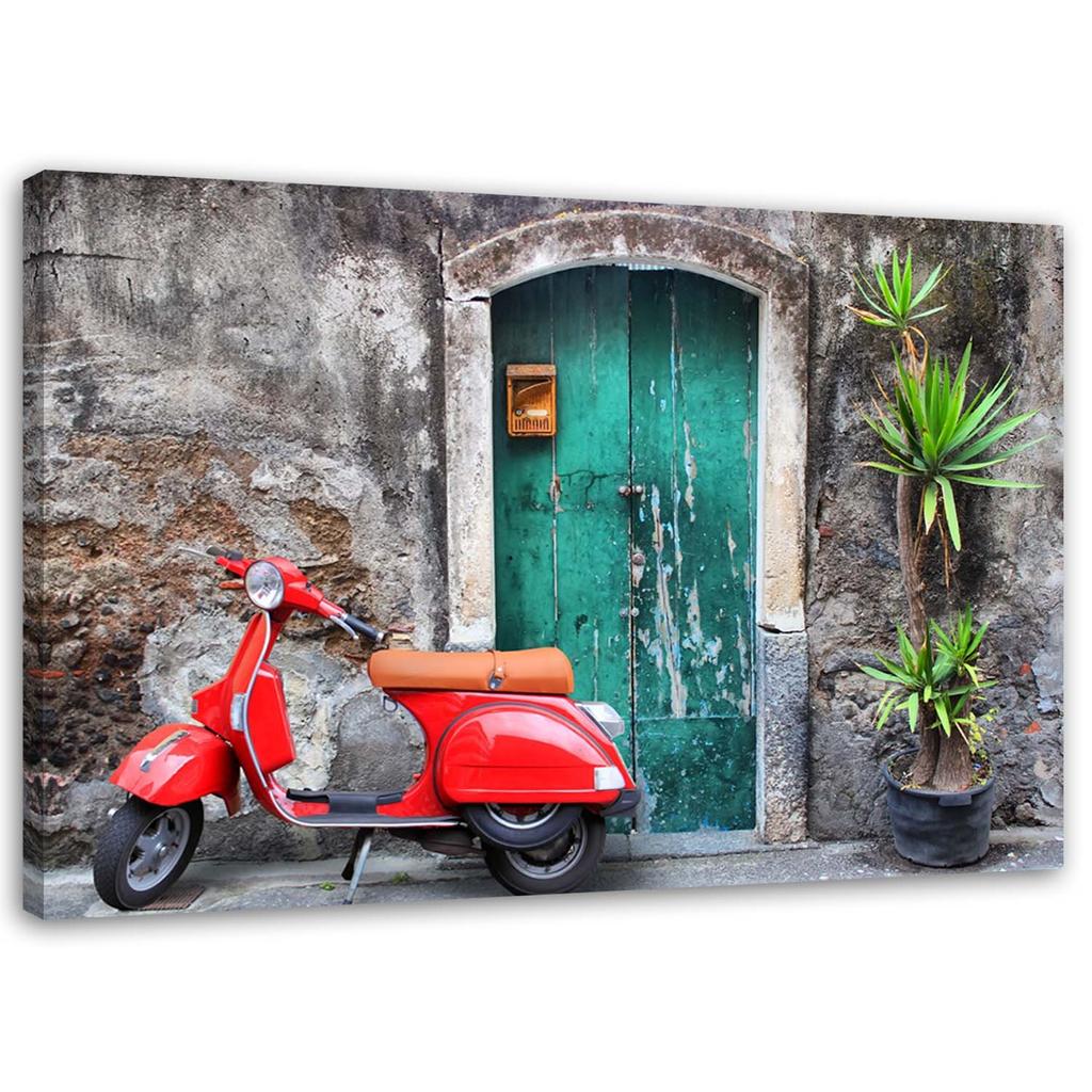 Canvas print Vespa scooter Toscana