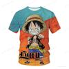 Men's Casual One Piece T-Shirt Zoro Modern Print Boys Clothes Girls Short Sleeve Men Jersey Breathable Summer