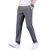 Summer new men's breathable elastic casual pants loose fashion comfortable trend straight sports long pants