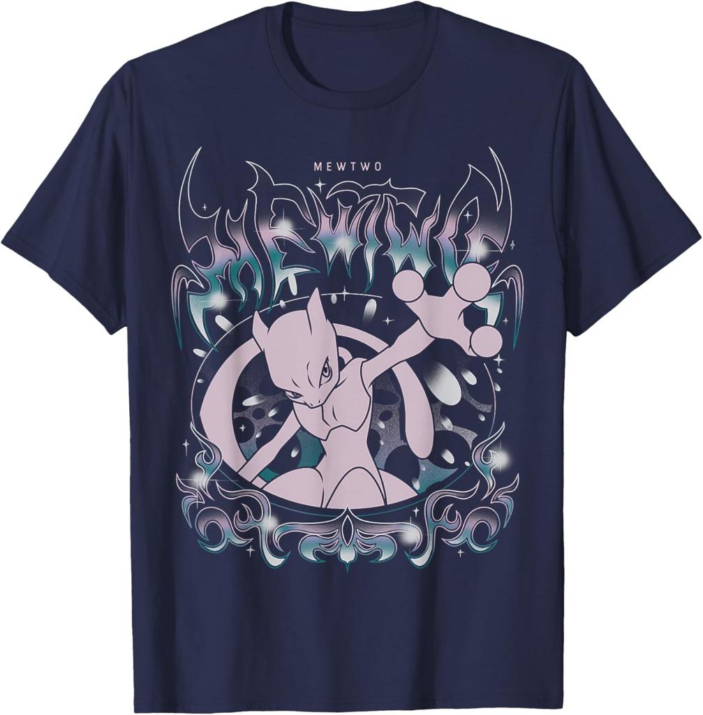 Pokémon - Mewtwo Grunge Oversized T-Shirt S-4XL Unisex