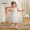 DAVE & BELLA Girls' Mesh Princess Dress