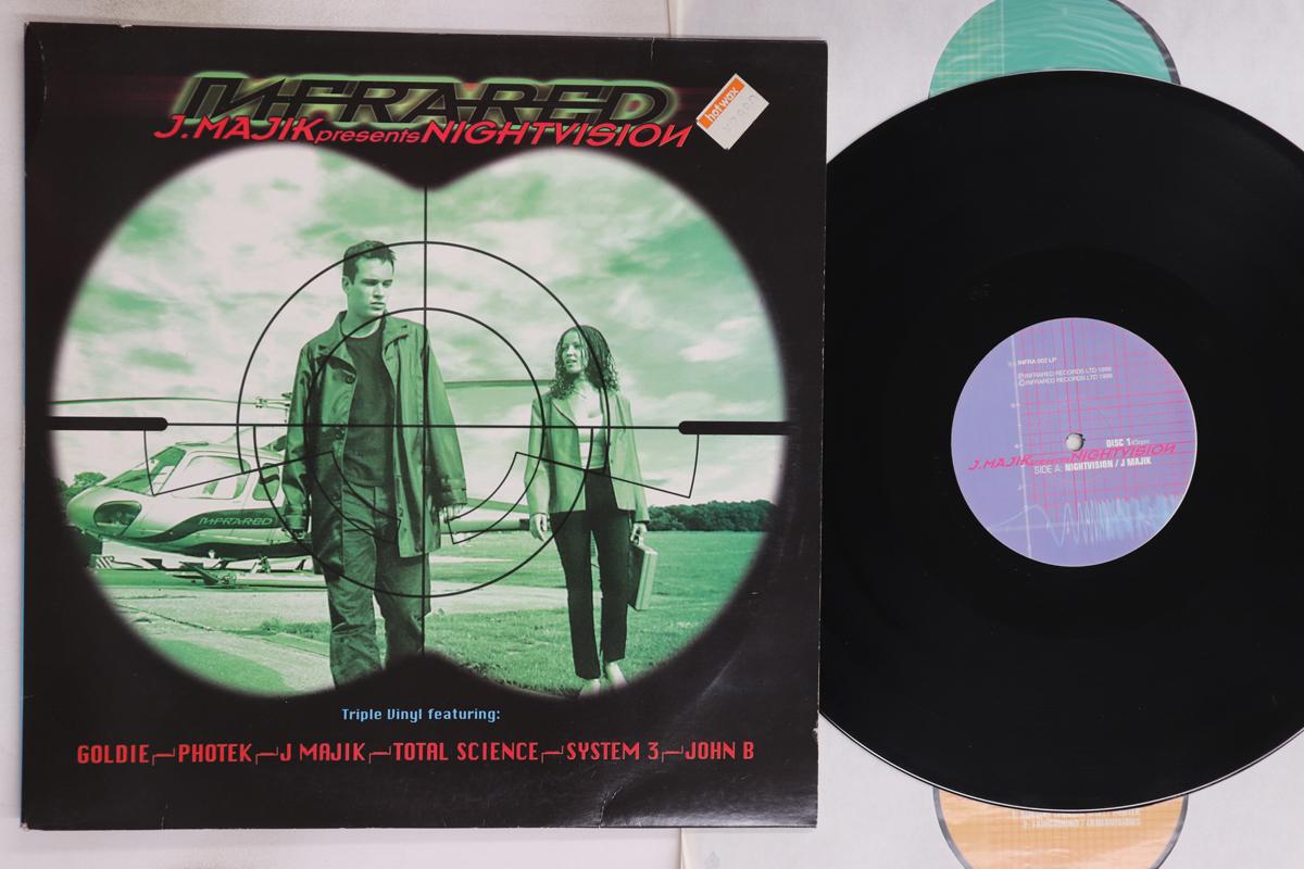 

LP Record J.MAJIK Nightvision INFRALP002 INFRARED 1999 UK Dance Electronica Used