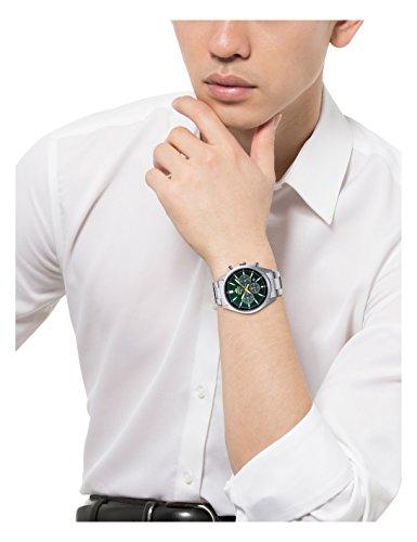 Orient NEO70's Neo Seventies Solar Panda Watch, Made in Japan with Manufacturer's Warranty, WV0031TX, Men's, Brilliant Green