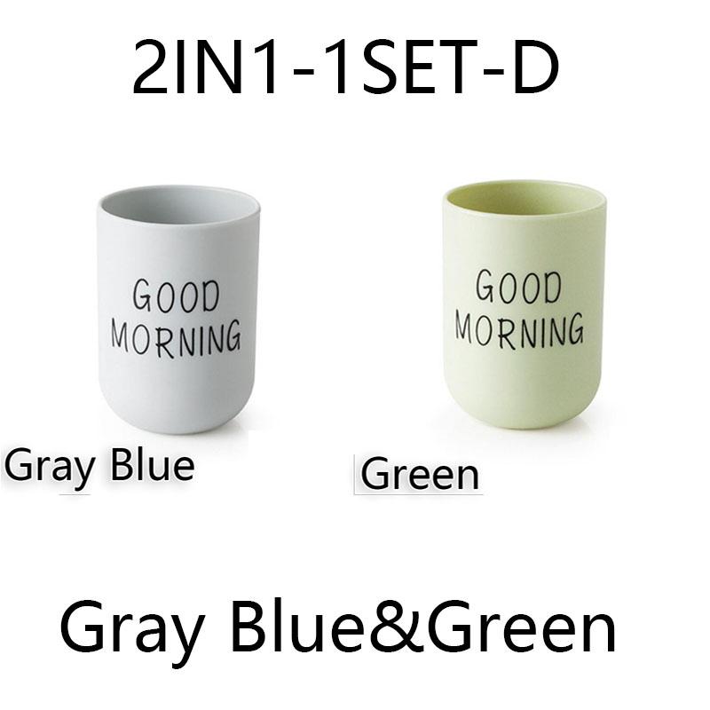 Portable Couple Toothbrush Washing Mouth Cups Plastic Home el Tooth Brush Holder Bathroom Accessories Mouthwash Storage Cups