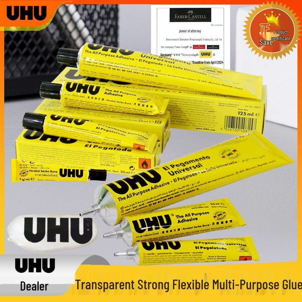 UHU Clear Super Glue for DIY Dollhouse Models: Flexible, All-Purpose, Available In 7/20/35/125ml