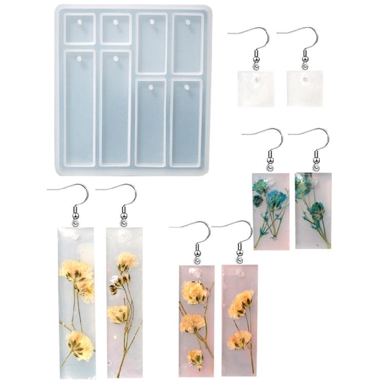 Jewelry Pendant Silicone Molds Homemade Earring Necklace Resin Casting Molds